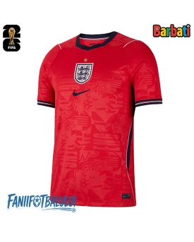 Anglia Tricou Fotbal Replică Mondial 2026 Barbati Deplasare